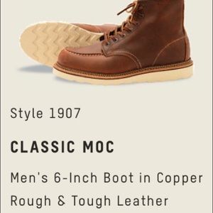 Red wings men’s boot size 10 D